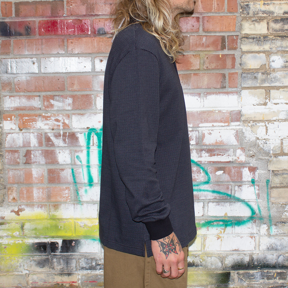 Polo L/S Houndstooth Shirt
