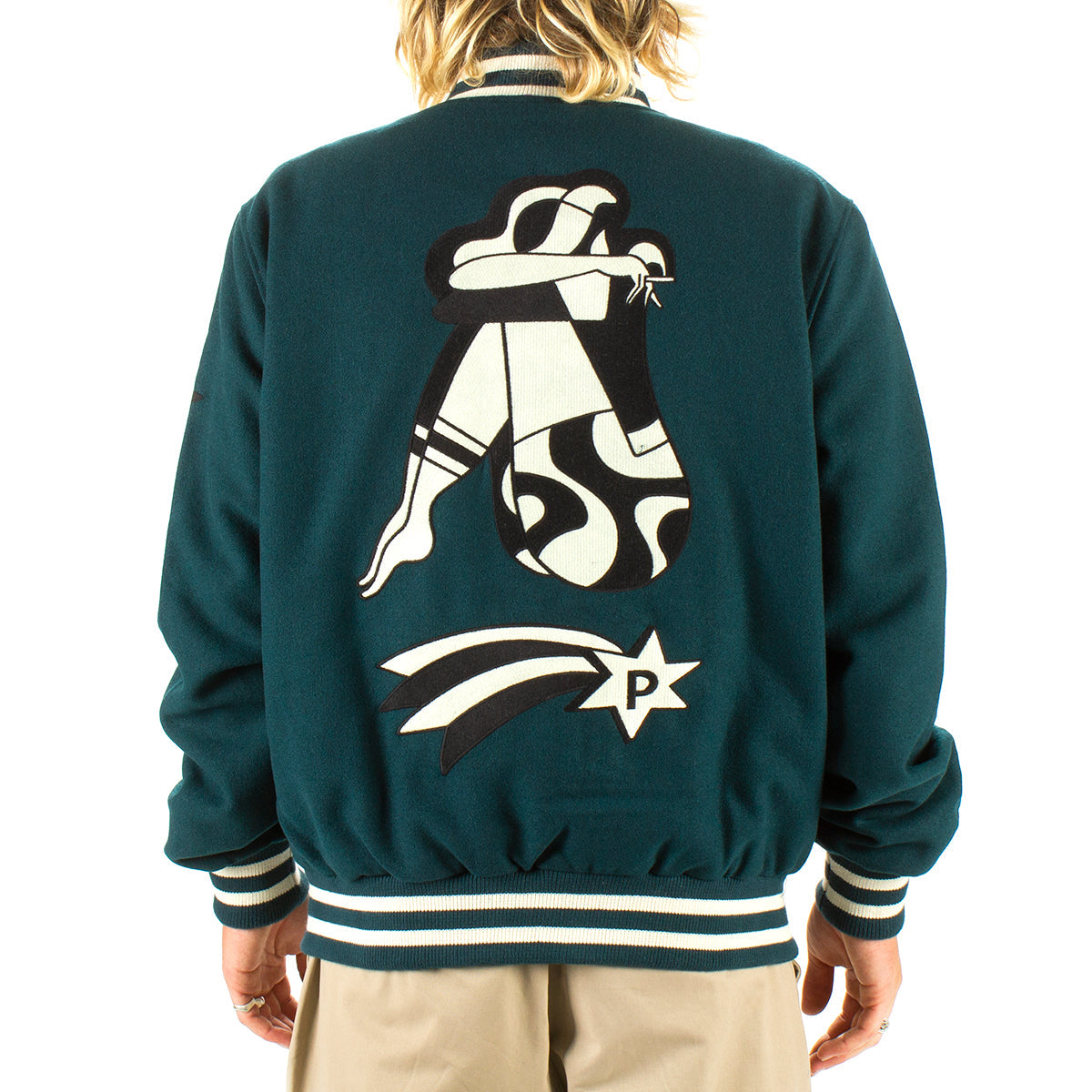Cloudy Star Varsity Jacket