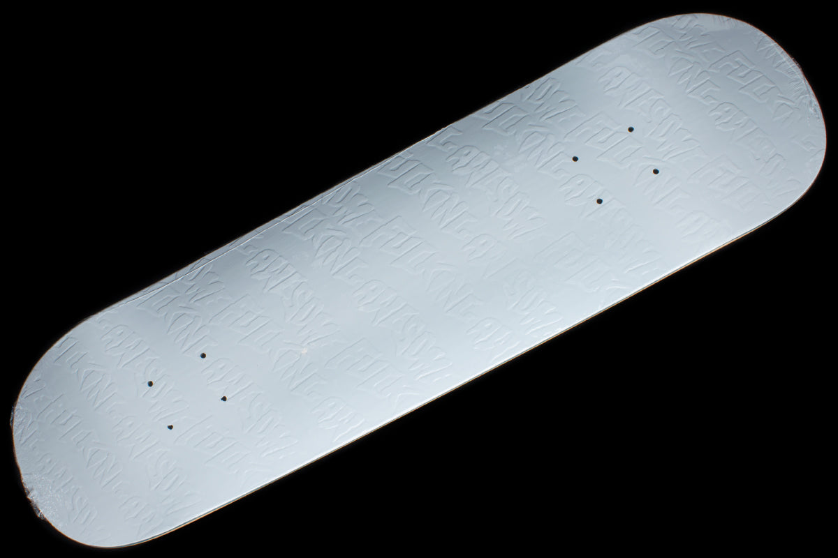 Stamp Embossed White Deck - 8", 8.25" & 8.5"