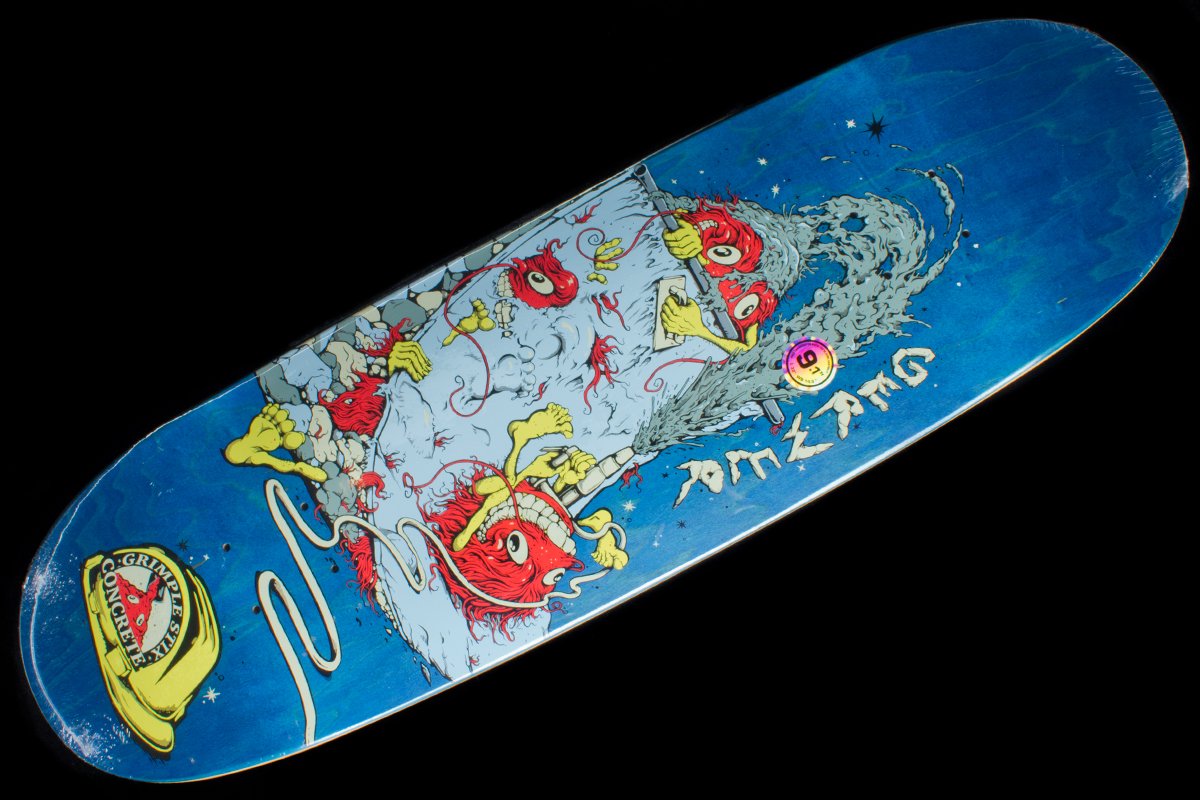 Gerwer Grimples At Work Deck Blue 9.1"