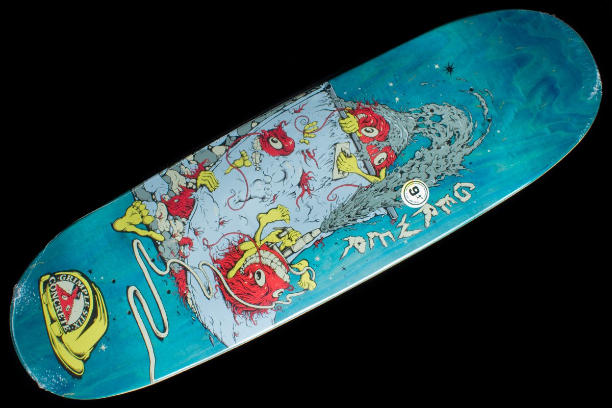Gerwer Grimples At Work Deck Teal 9.1"