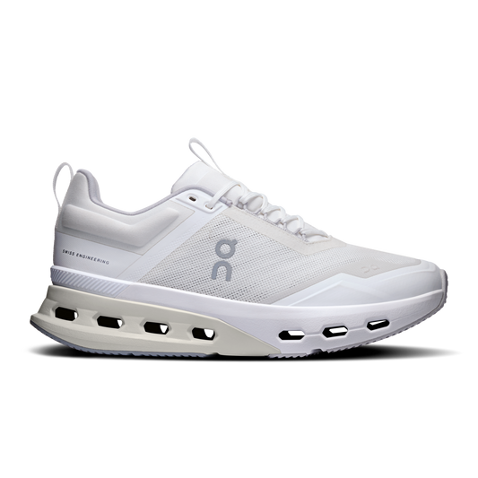 On Running Women's Cloudnova X Shoes - White / Glacier