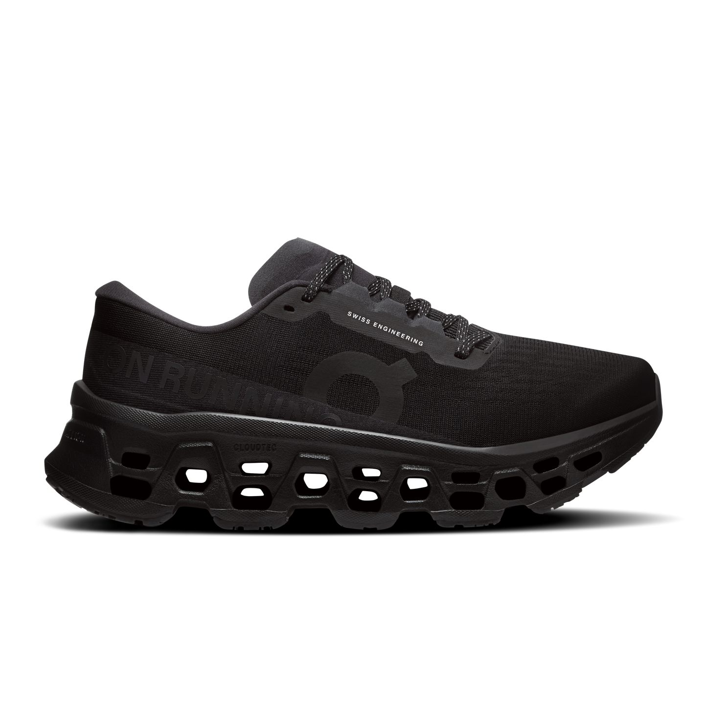 On Running Women's Cloudmonster 3 Wide Shoes - Black / Black