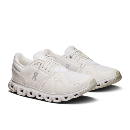 On Running Women's Cloud 6 Shoes - White / White