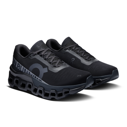 On Running Women's Cloudmonster 2 Shoes - Black / Eclipse