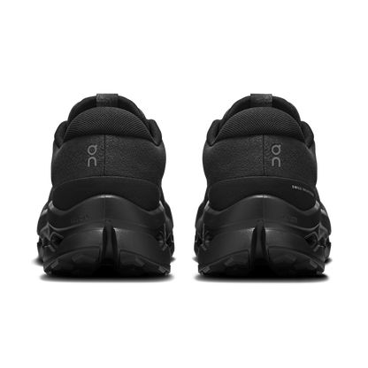 On Running Men's Cloudsurfer Trail 2 Waterproof Shoes - Black / Black