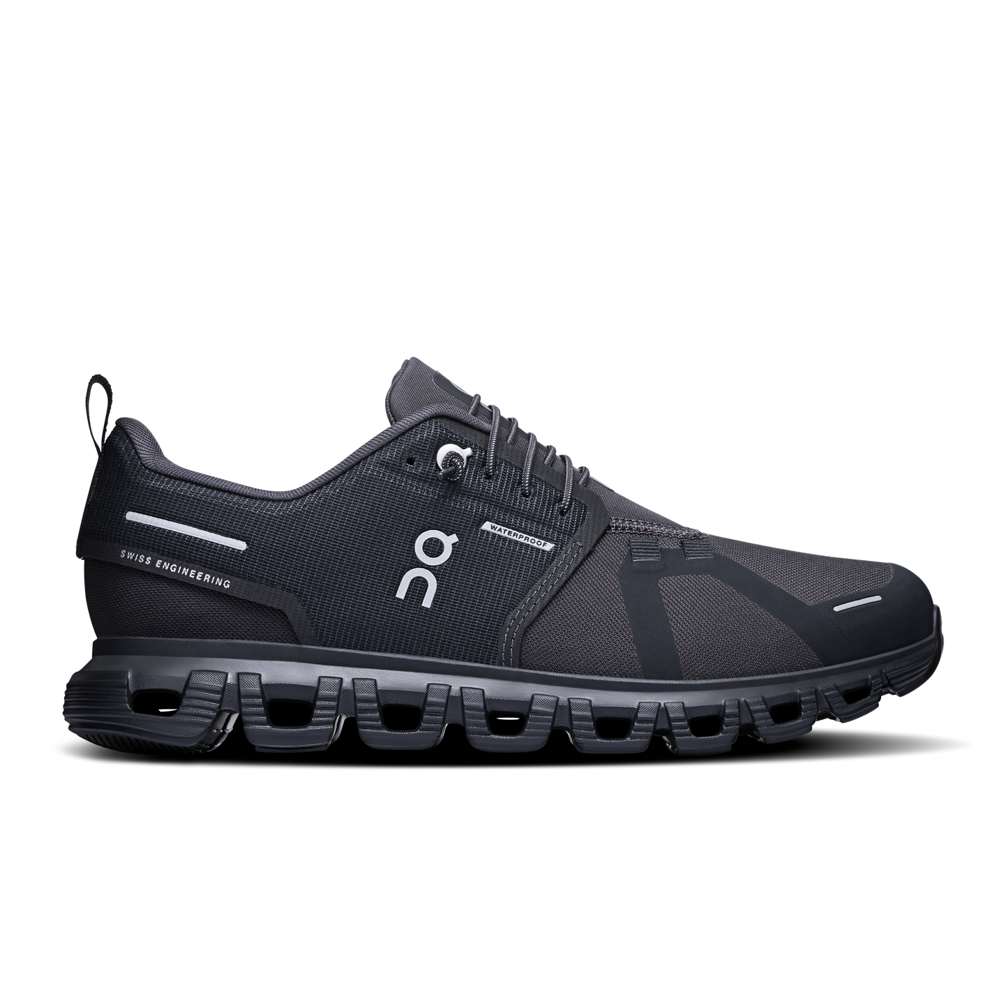 On Running Women's Cloud 6 Waterproof Shoes - Black / Black