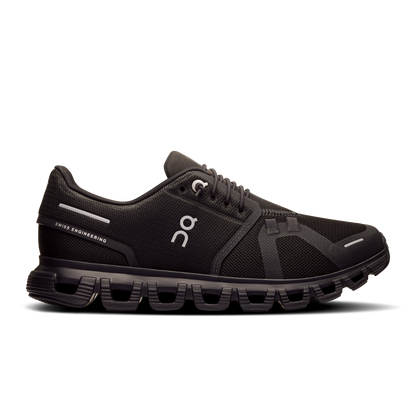 On Running Women's Cloud 6 Shoes - Black / Black