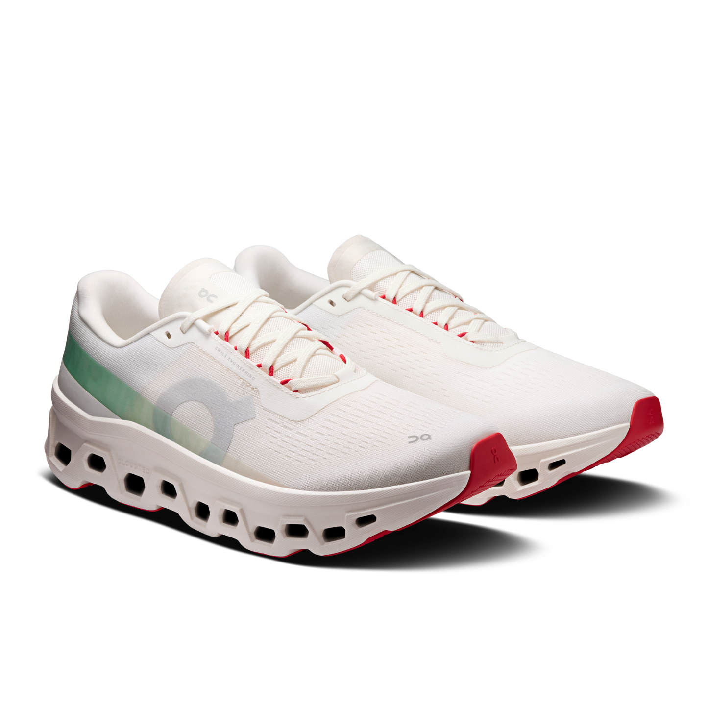 On Running Men's Cloudmonster 1 Shoes - Ivory / Creek