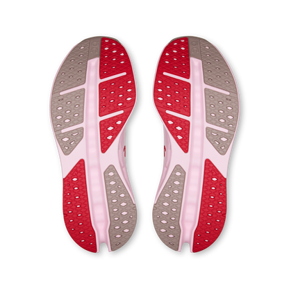 On Running Women's Cloudsurfer Max Shoes - Ivory / Peony