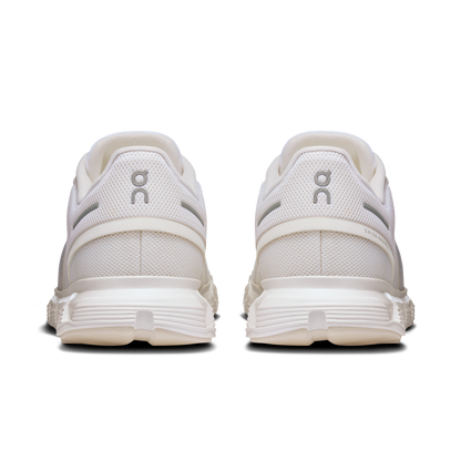 On Running Women's Cloud 6 Wide Shoes - White / White