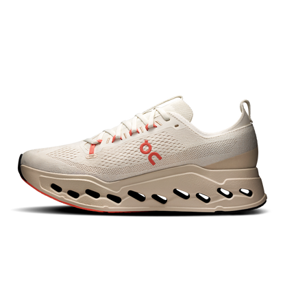 On Running Men's Cloudsurfer Max Shoes - Ivory / Salmon