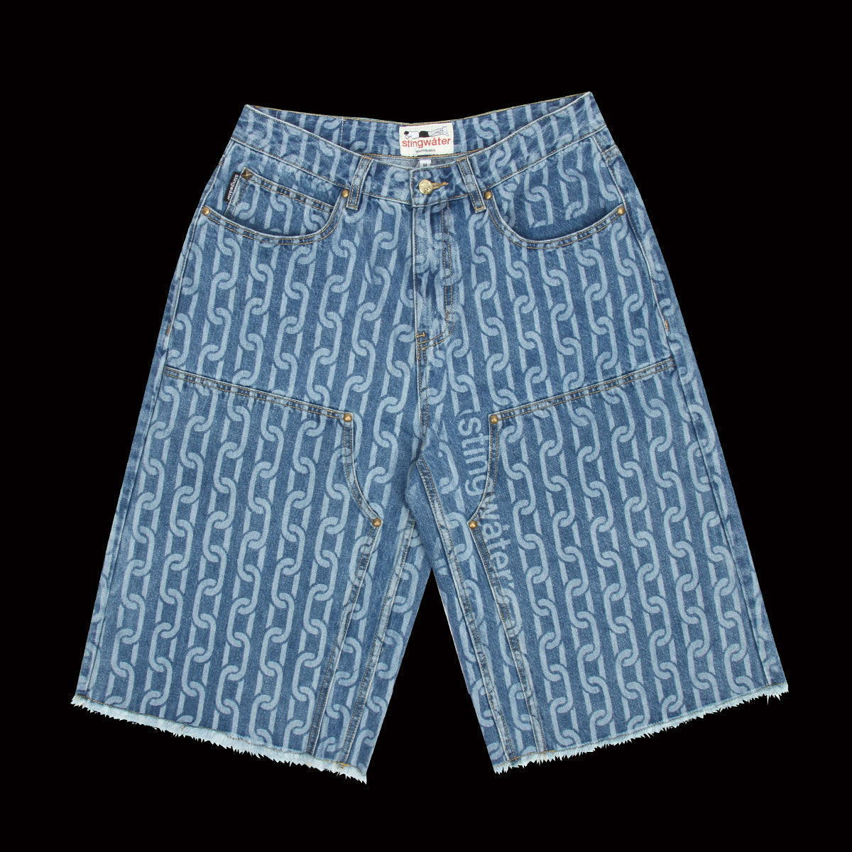Signature Chain Double Knee Shorts