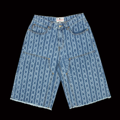 Signature Chain Double Knee Shorts