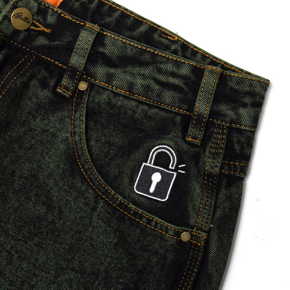 Lock Baggy Denim Jeans