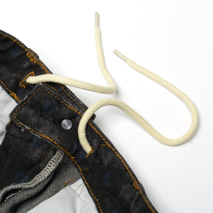 Leopard Denim Jeans
