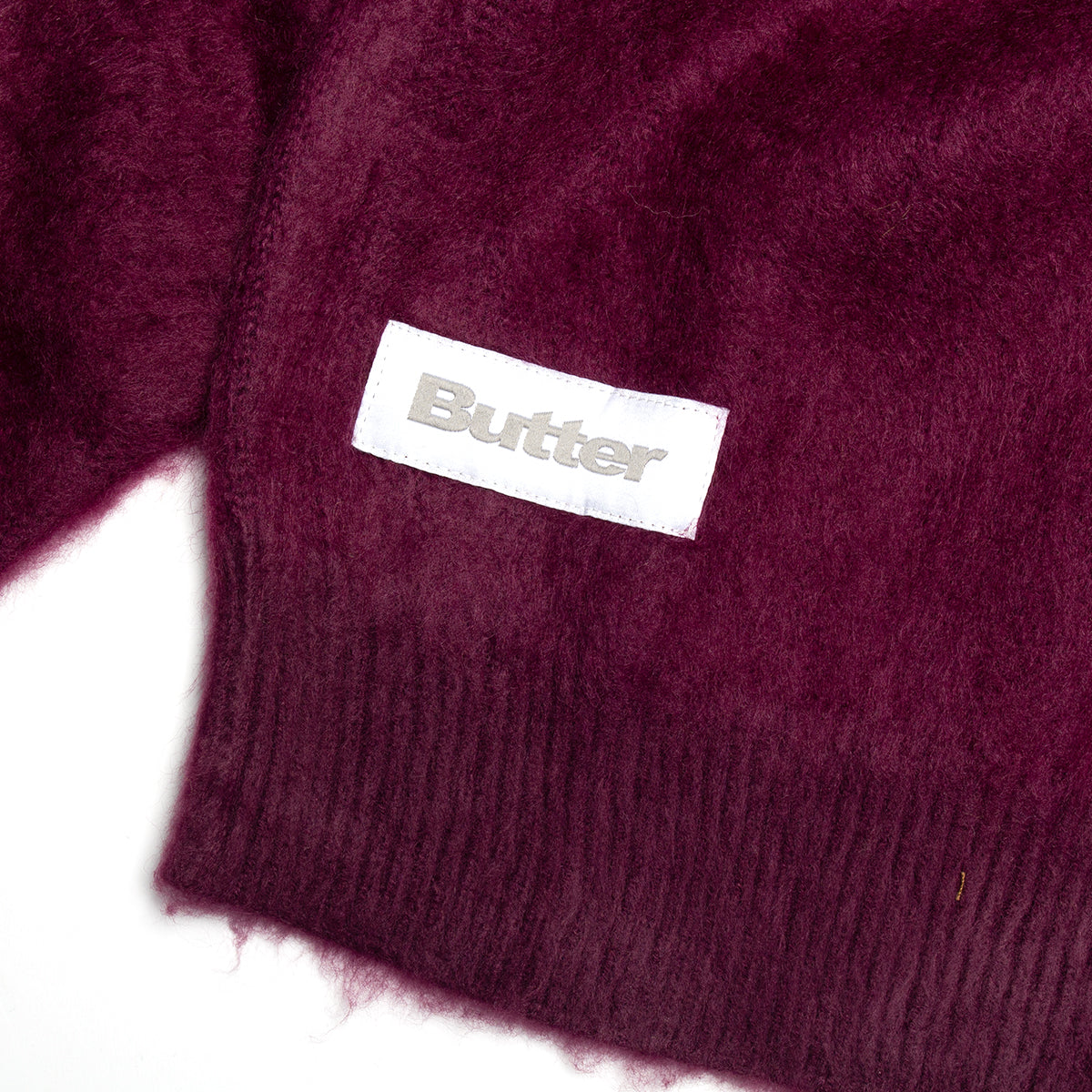 Mohair Button-Up Knitted Shirt