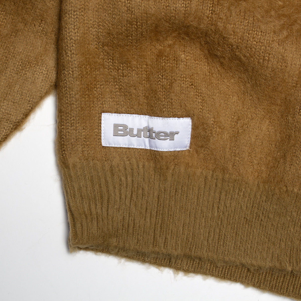 Mohair Button-Up Knitted Shirt