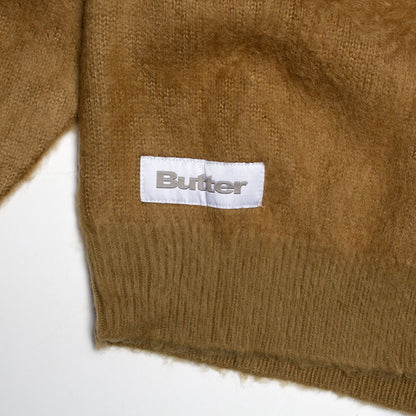Mohair Button-Up Knitted Shirt