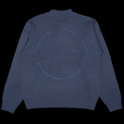 Tonal Mock Neck Sweater