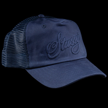 Trucker Cursive Stitch Cap