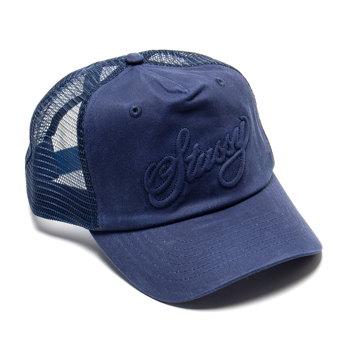 Trucker Cursive Stitch Cap