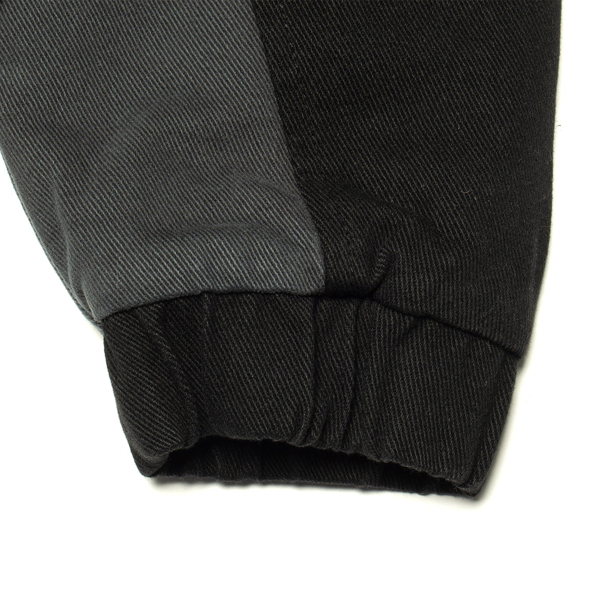 Panel Denim Hooded Bomber