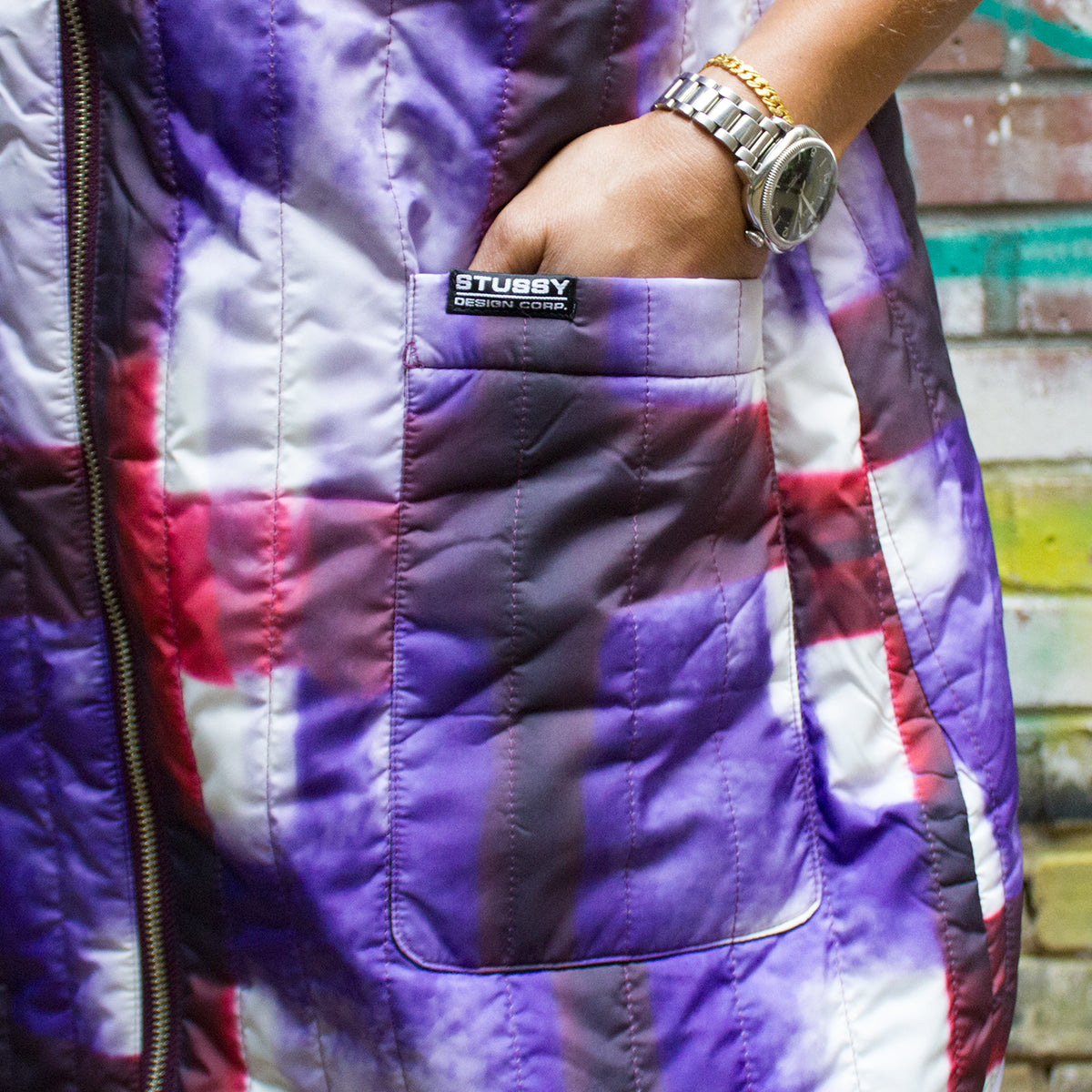 Women's Blurry Quilted Dress