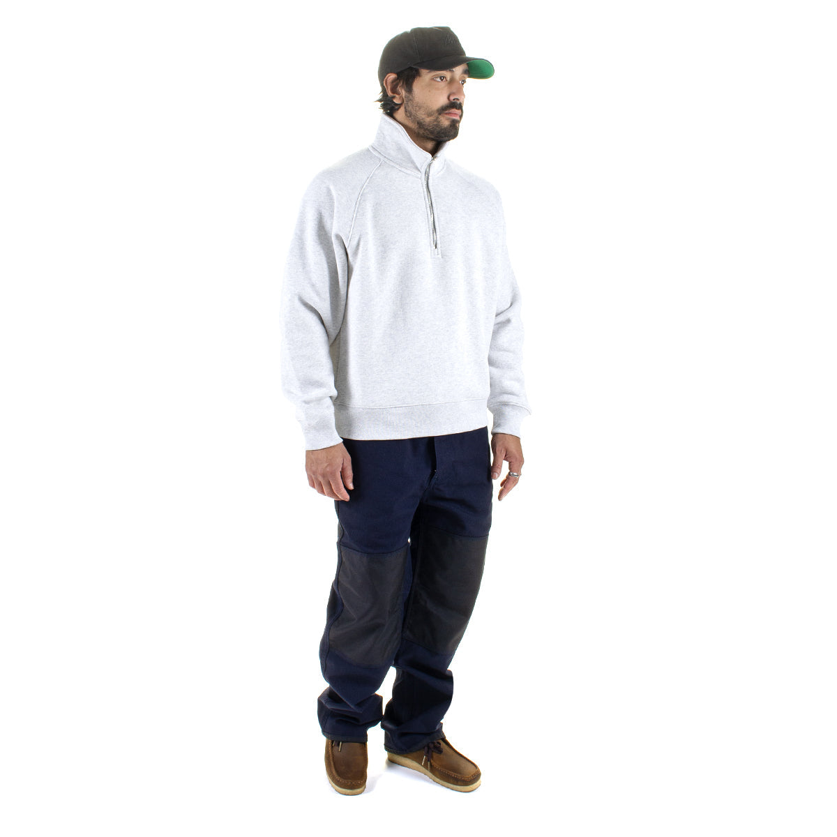 Fleece Raglan Zip Mock