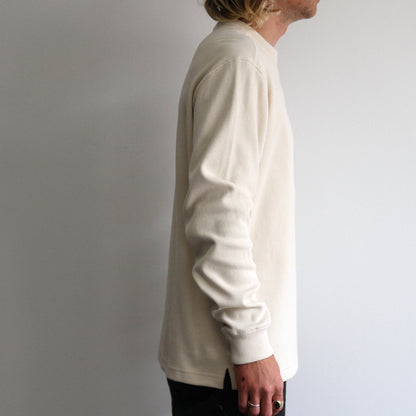 Waffle Knit Thermal Crewneck
