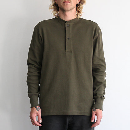 Waffle Knit Henley