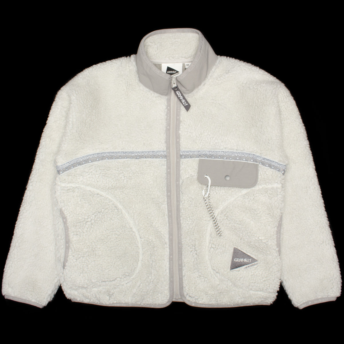 Gramicci x And Wander Women's JQ Tape Fleece Jacket