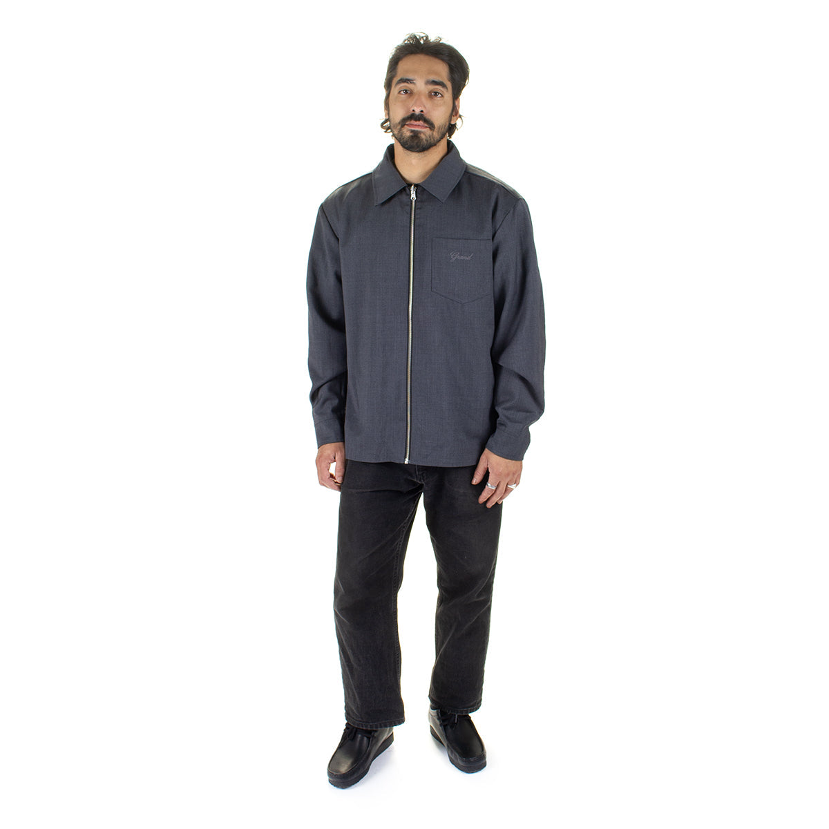 Reversible Wool Overshirt