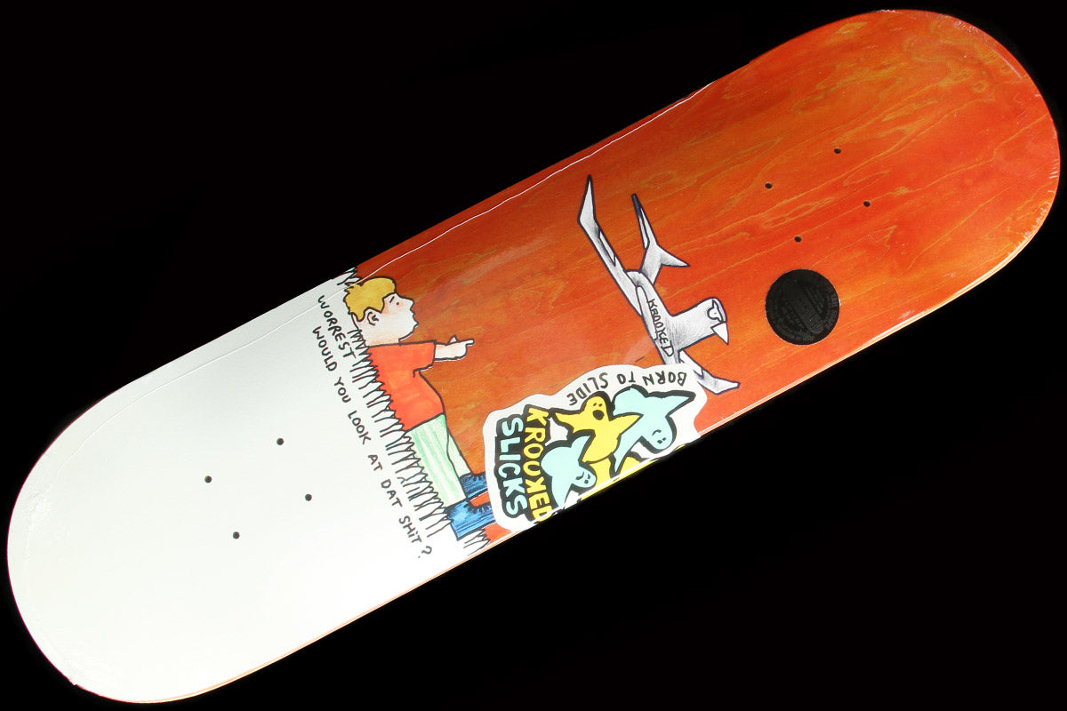 Worrest Would Slick Deck Orange  8.3"