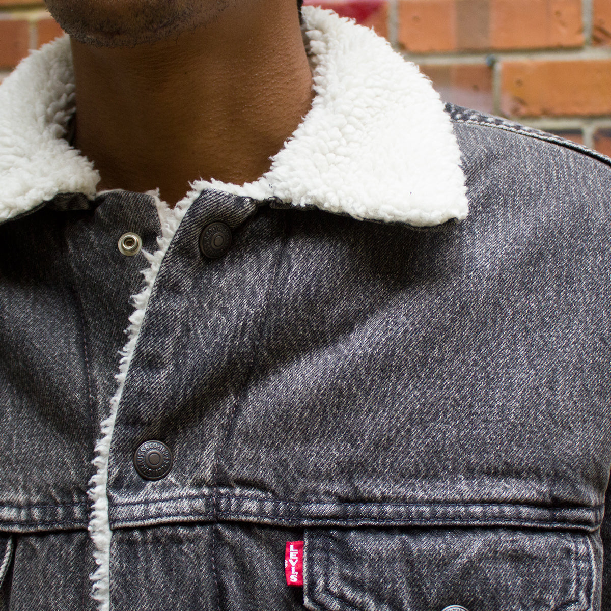 Vintage Fit Sherpa Trucker Jacket