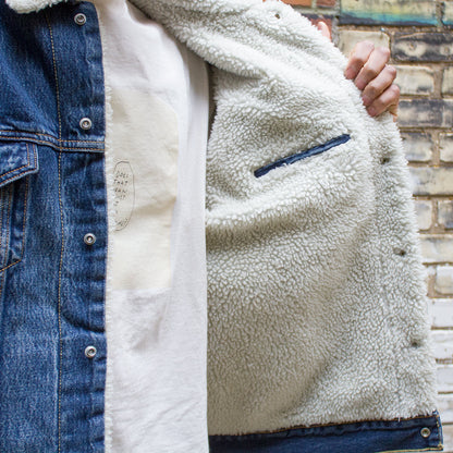 Vintage Fit Sherpa Trucker Jacket
