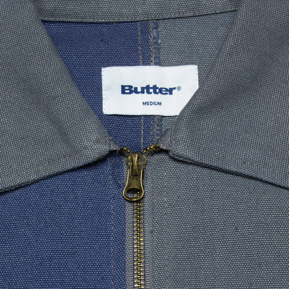 Washed Canvas Patchwork Jacket