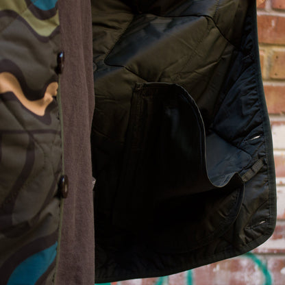Gemstone Pattern Quilted Jacket