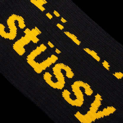 Helvetica Crew Sock