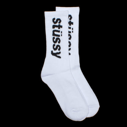 Helvetica Crew Sock
