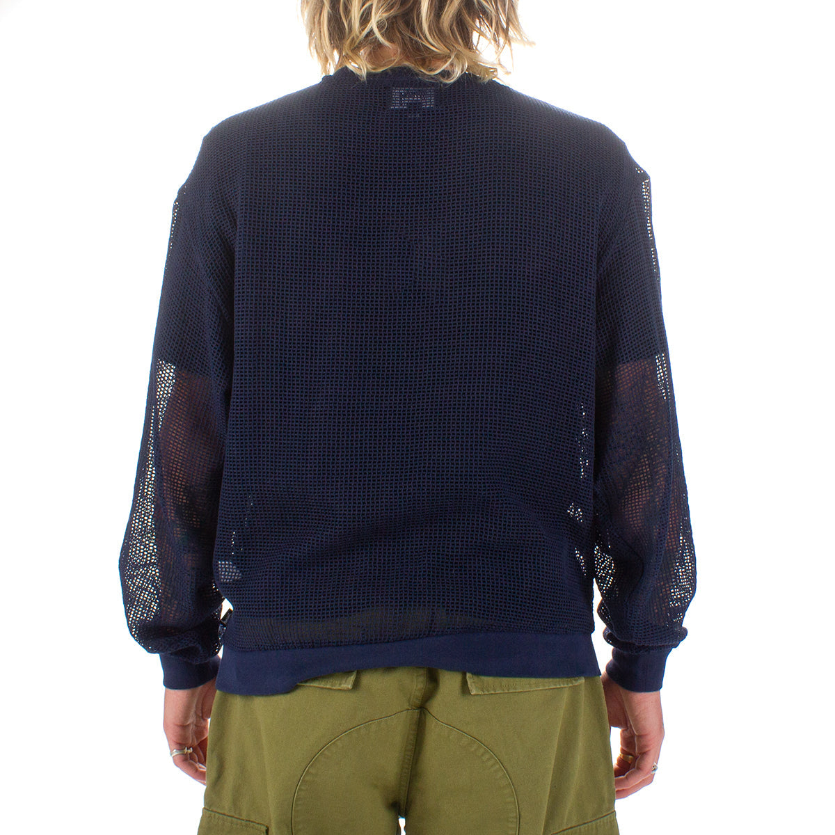 Cotton Mesh L/S Crew