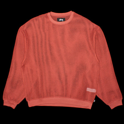 Cotton Mesh L/S Crew