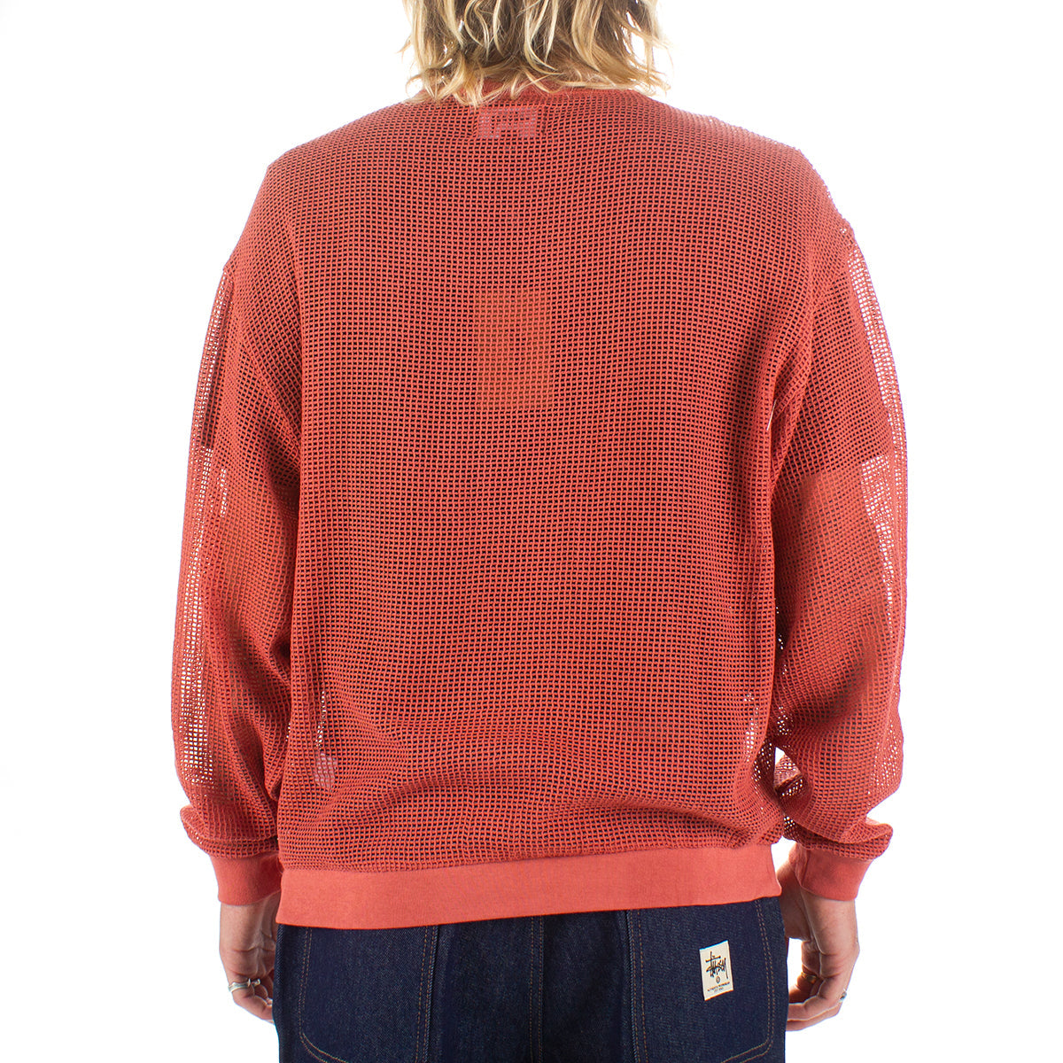 Cotton Mesh L/S Crew