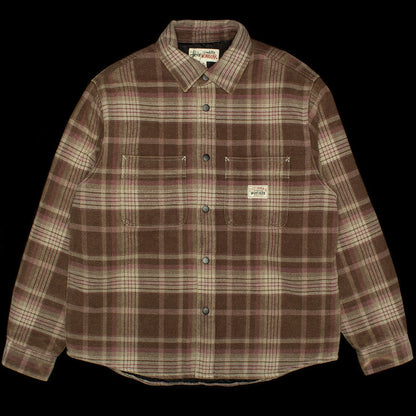 Heavy Washed Plaid Shirt