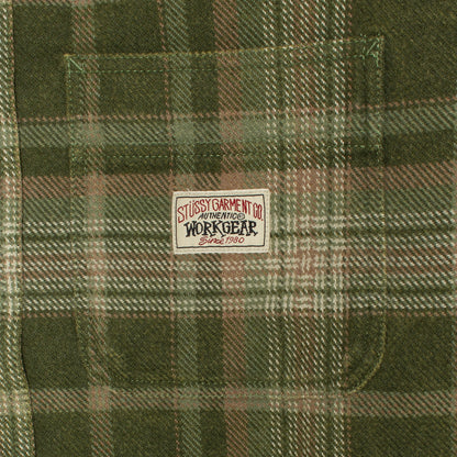 Heavy Washed Plaid Shirt