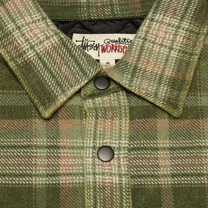 Heavy Washed Plaid Shirt