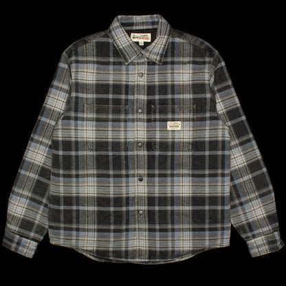 Heavy Washed Plaid Shirt