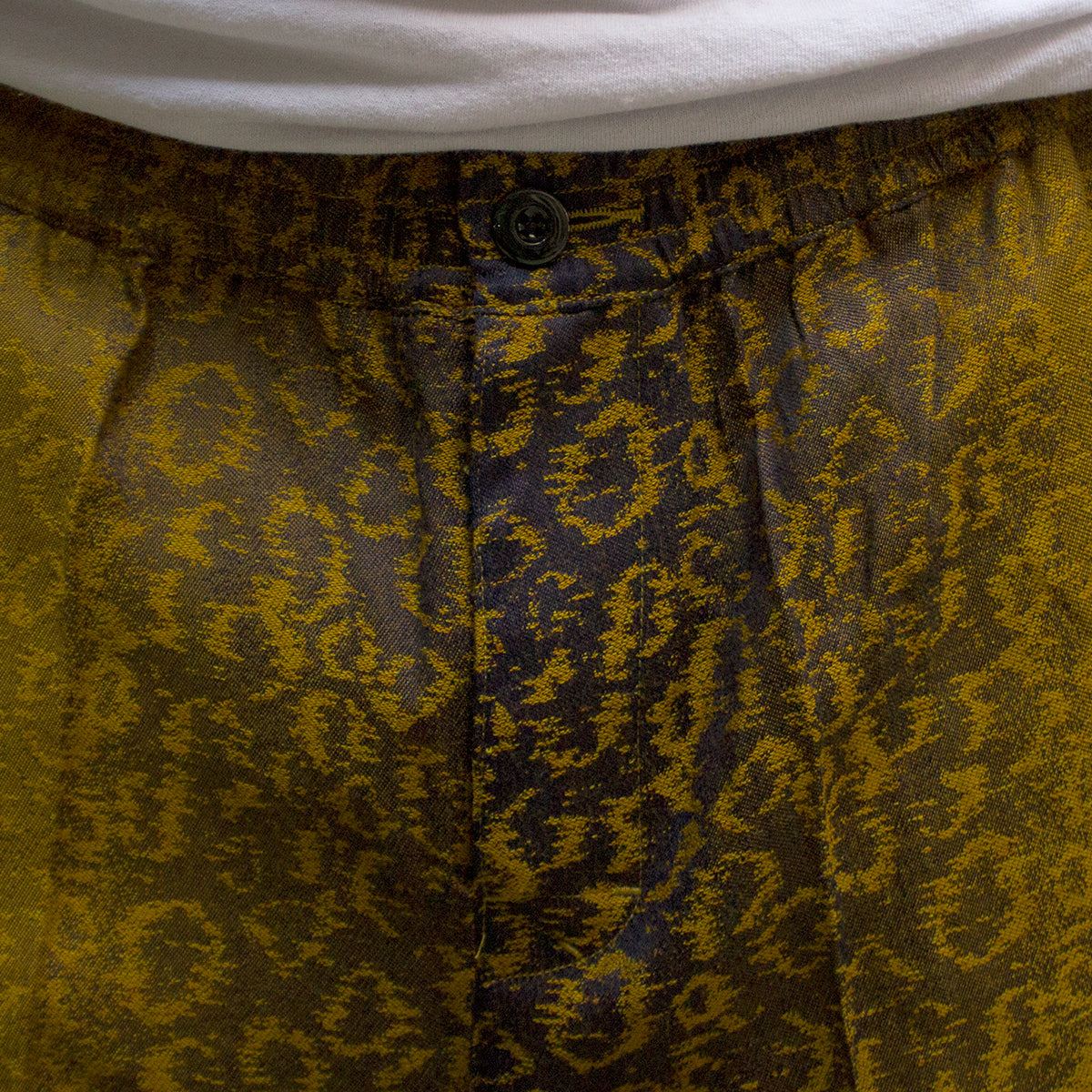 Leopard Jacquard Bryan Pant