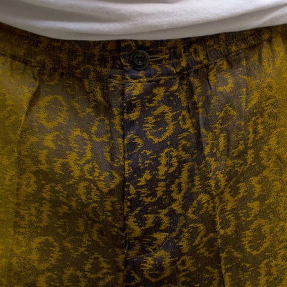 Leopard Jacquard Bryan Pant