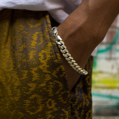 Leopard Jacquard Bryan Pant